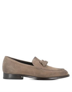 Замшевые мокасины с кисточками, коричневый Pantanetti