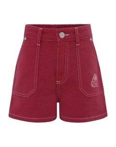 Хлопковые шорты с логотипом, розовый Flower mountain kids