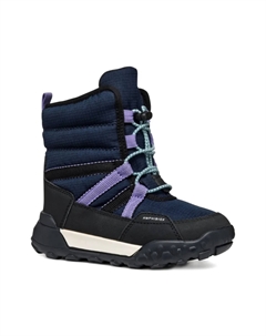 Треккинговые ботинки, синий Geox kids