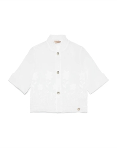 Вышитая куртка, белый Elie saab junior