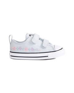 Кроссовки Chuck Taylor All Star с вышитыми цветами, зеленый Converse kids