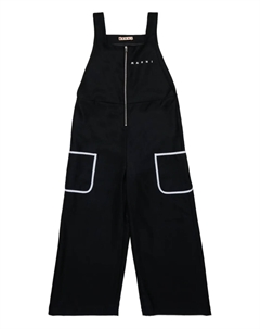 Комбинезон с вышитым логотипом, черный Marni kids