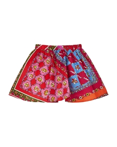 Юбка с принтом «Феста», красный Pucci junior