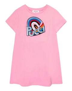 Платье с пуговицами, розовый Pucci junior