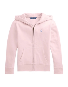 KIDS худи на молнии, розовый Polo ralph lauren