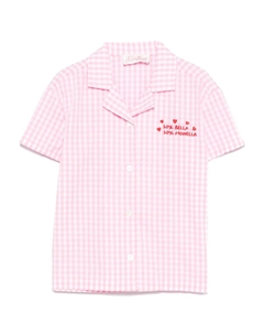 Поплиновая рубашка, розовый Mc2 saint barth kids