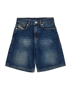 Kids джинсовые шорты D-Argjx, синий Diesel