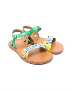 Кожаные сандалии, зеленый Pom d'api