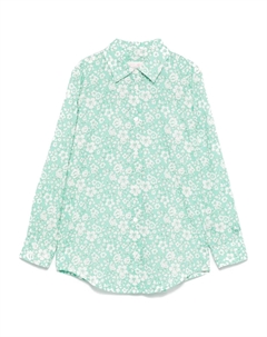 Рубашка с цветочным принтом, зеленый Mc2 saint barth kids