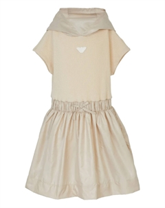 Платье из джерси, нейтральный Emporio armani kids