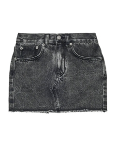 Kids джинсовая юбка с принтом Numbers, черный Mm6 maison margiela