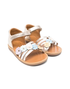 Кожаные сандалии, золотой Pom d'api