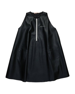 Платье с вышитым логотипом, черный Marni kids