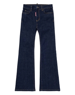 Джинсы с подворотами, синий Dsquared2 kids