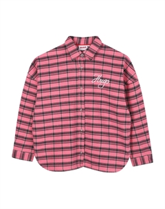 Клетчатая рубашка, розовый Hugo kids