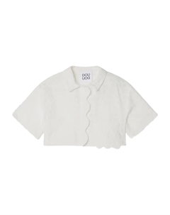 Рубашка на пуговицах, белый Douuod kids