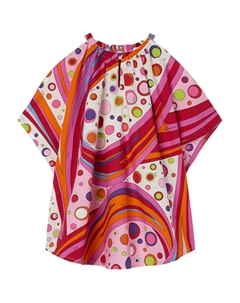 Платье с принтом Фонтане, розовый Pucci junior