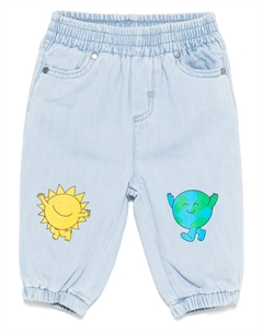 Джинсы Earth Friends, синий Stella mccartney kids