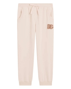 Спортивные брюки с логотипом Kids, розовый Dolce&gabbana