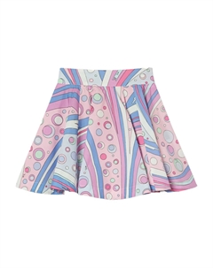 Юбка с принтом Фонтане, розовый Pucci junior