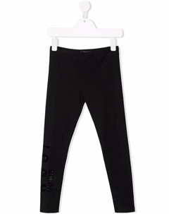 Леггинсы с принтом Icon, черный Dsquared2 kids