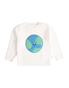 Вышитый джемпер, белый Stella mccartney kids
