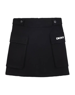 Юбка мини с карманами карго, черный Dkny kids