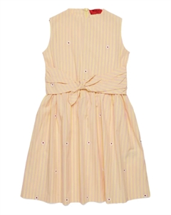 Полосатое платье без рукавов, желтый Max&co. kids