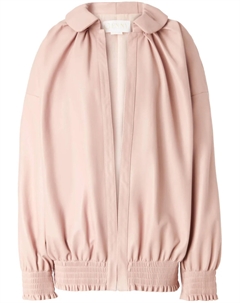 Кожаный бомбер, розовый Genny