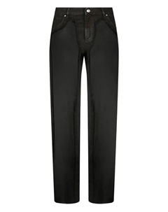 Джинсы с потертостями, черный Blumarine