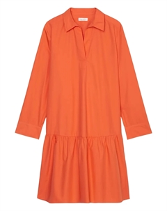 Многоярусное платье с воротником, оранжевый Marc o'polo