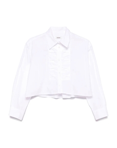 Рубашка на пуговицах, белый Sandro