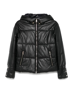 Куртка-пуховик с капюшоном, черный Liu jo