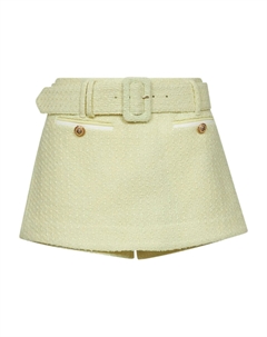 Шорты с поясом, желтый Self-portrait