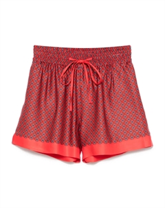 Шорты с геометричным принтом, красный Sandro