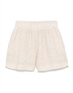Льняные шорты, нейтральный 120% lino