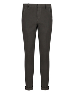 Брюки-чиносы с подвернутыми манжетами, серый Dondup