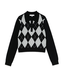 Клетчатый топ-поло, синий Frame