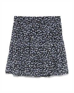 Юбка с цветочным принтом и заклепками, синий Michael michael kors