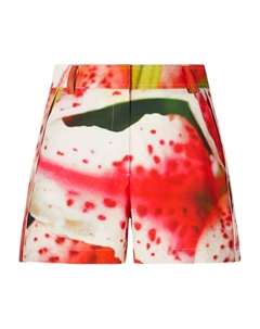 Шорты Camp с цветочным принтом, красный Tory burch