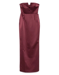 Платье макси с бантом, красный The new arrivals ilkyaz ozel