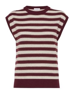 Кашемировый топ, белый Brunello cucinelli