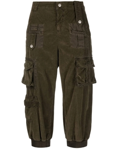 Брюки карго с карманами, зеленый Blumarine