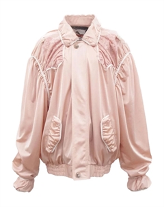 Куртка-бомбер Nickers с рукавами-фонариками, розовый Jenny fax