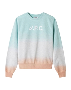 Толстовка с принтом логотипа Ombre, зеленый A.p.c.