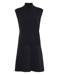 Платье мини с декором Monili, серый Brunello cucinelli