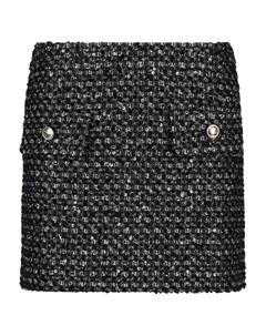 Мини-юбка из букле, черный Liu jo