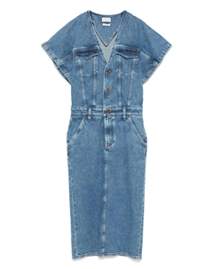 Джинсовое платье миди Jacob Cohën, синий Jacob cohen