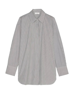 Полосатая рубашка на пуговицах, черный Marc o'polo