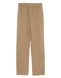 Льняные брюки, коричневый Aspesi